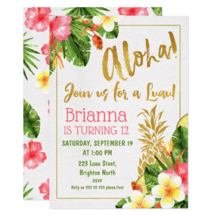 luau invitations 1500 luau announcements invites
