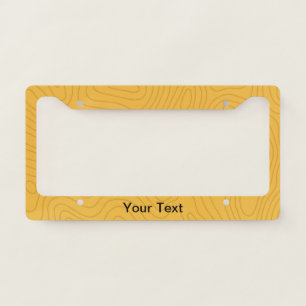 Gold Camo License Plate Frame