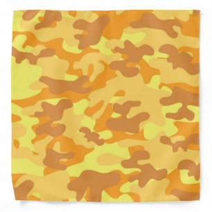 Gold Camouflage Bandana
