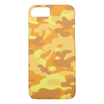 Gold Camouflage Iphone 8/7 Case by greatgear at Zazzle