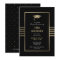 Gold Cap EDITABLE COLOR Graduation Invitation