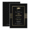 Gold Cap EDITABLE COLOR Graduation Invitation