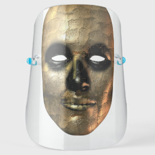 Gold Carnival Mask - Golden Man