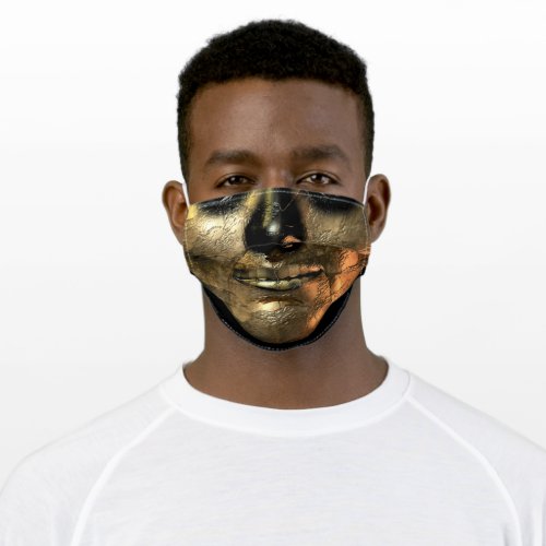 Gold Carnival Mask _ Golden Man _ Face