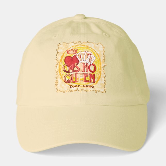Gold Casino Queen Hat (Front)