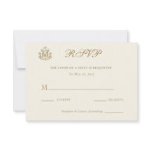 Gold Catholic Marian Cross Wedding