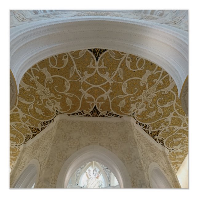 Gold Ceiling 20" x 20",Poster Paper,Semi-Gloss Poster (Front)
