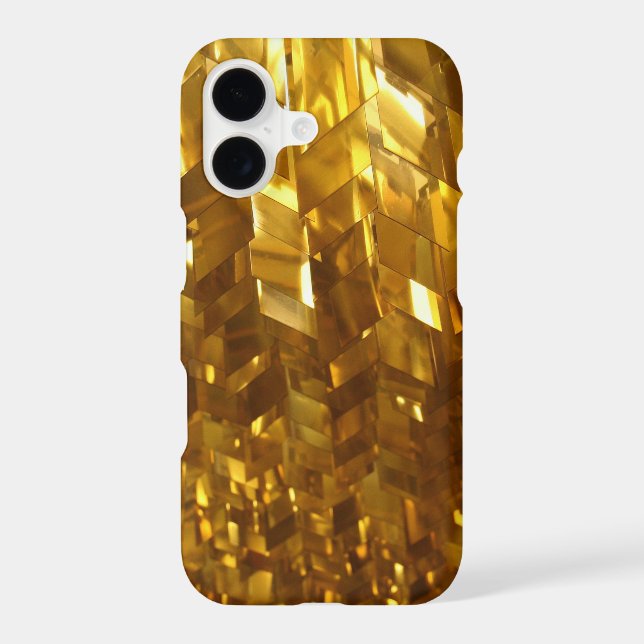 Gold Ceiling Abstract Art iPhone x Case (Back)