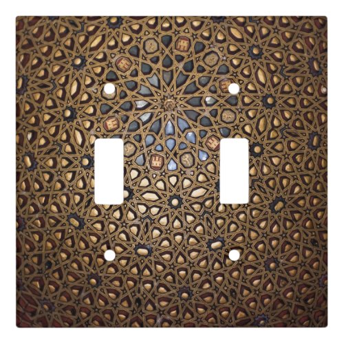 Gold Ceiling Alcazar 1 travel wall art  Light Switch Cover