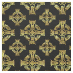 Gold Celtic cross/braided knot design cloth