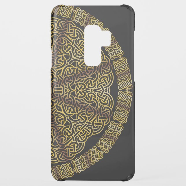 Gold Celtic Knot Mandala Uncommon Samsung Galaxy Case (Back)