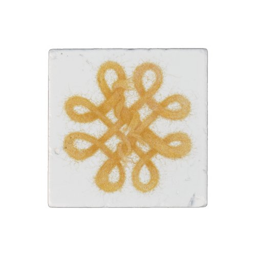 GOLD CELTIC KNOT Primed Marble Magnet