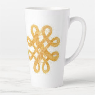 GOLD CELTIC KNOT Tall Tapered Mug