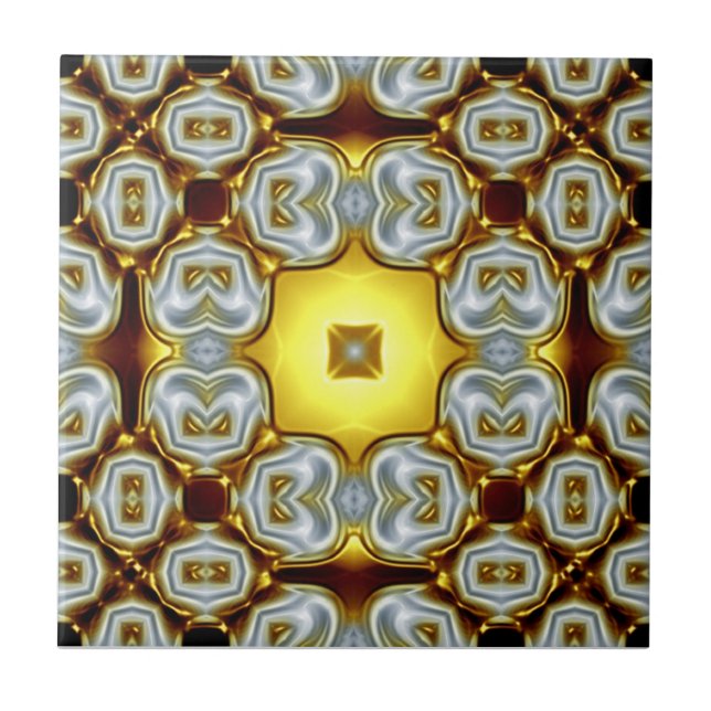Gold Ceramic Tile (Front)