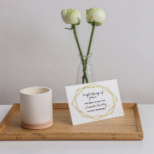 Gold Change the Date Postcard