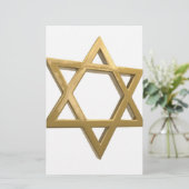 gold chanukkah star of david (Standing Front)