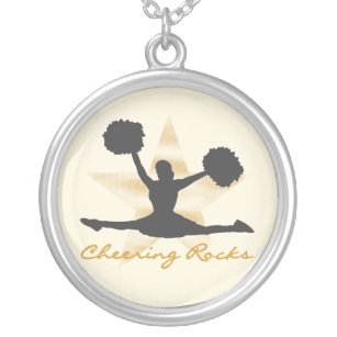 Cheerleading Charms Silver Cheerleader Poms, Buy Cheerleading Apparel &  Cheer Gifts in the U.S.A.