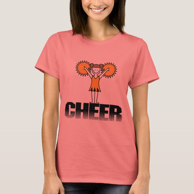 Gold Cheerleading T-shirts and Gifts (Front)