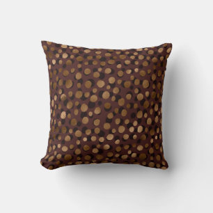 Gold Cheetah Throw Pillow