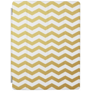 Gold Chevron Pattern iPad Case
