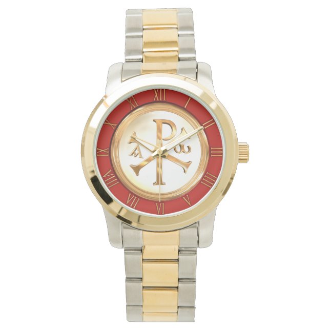 Gold Chi-Rho Watch (Front)