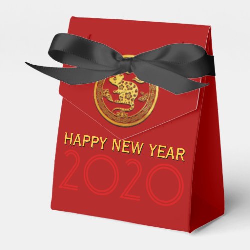 Gold Chinese Paper_cut Rat Year Choose Color TFB Favor Boxes