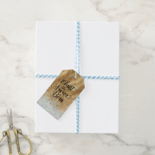 Gold Christ the Savior Christian Christmas Gift Tags