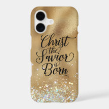 Gold Christ the Savior Christian Christmas