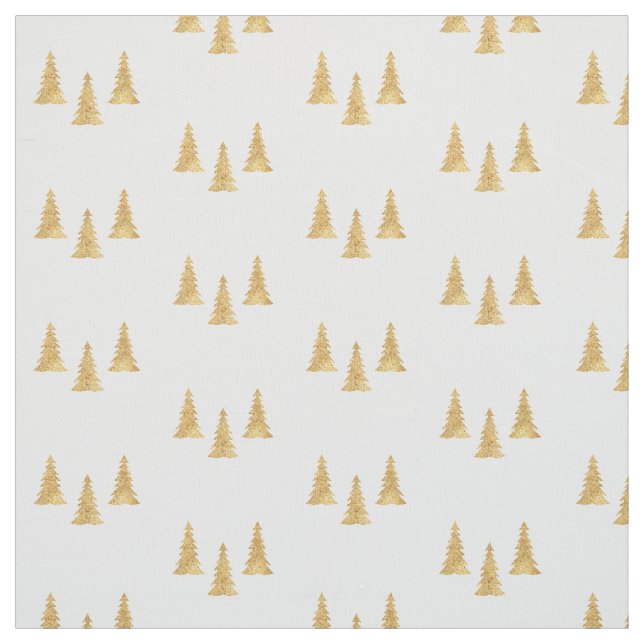 Gold Christmas Fabric (Swatch)