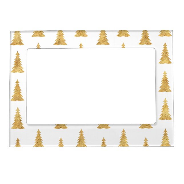 Gold Christmas Magnetic Frame (Front)