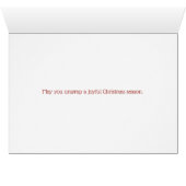 gold Christmas ornament Cards (Inside Horizontal (Bottom))