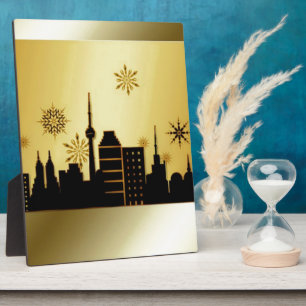 Gold Christmas Plaque