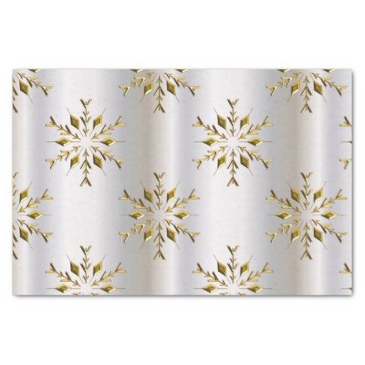 Gold Christmas Stars on Silver