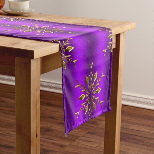 Gold Christmas Stars Purple Christmas