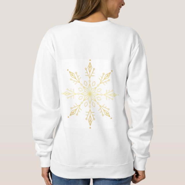 Gold Christmas Sweatshirt (Back)