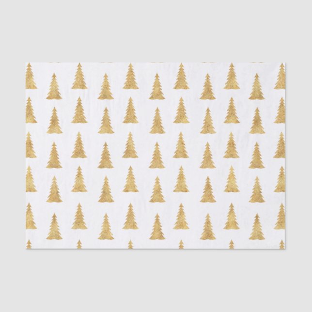 Gold Christmas Tissue Paper (Front)