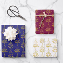 Gold Christmas Tree Holiday