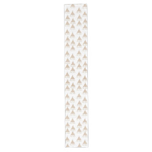 Gold Christmas Tree Long Table Runner