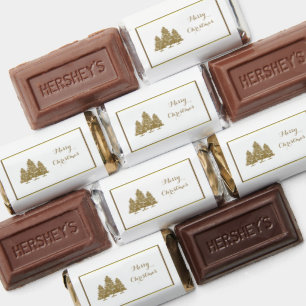Gold Christmas Trees Hershey's Miniatures