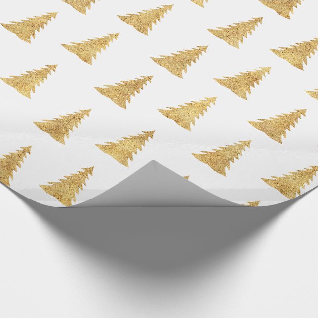 Gold Christmas Wrapping Paper (Corner)