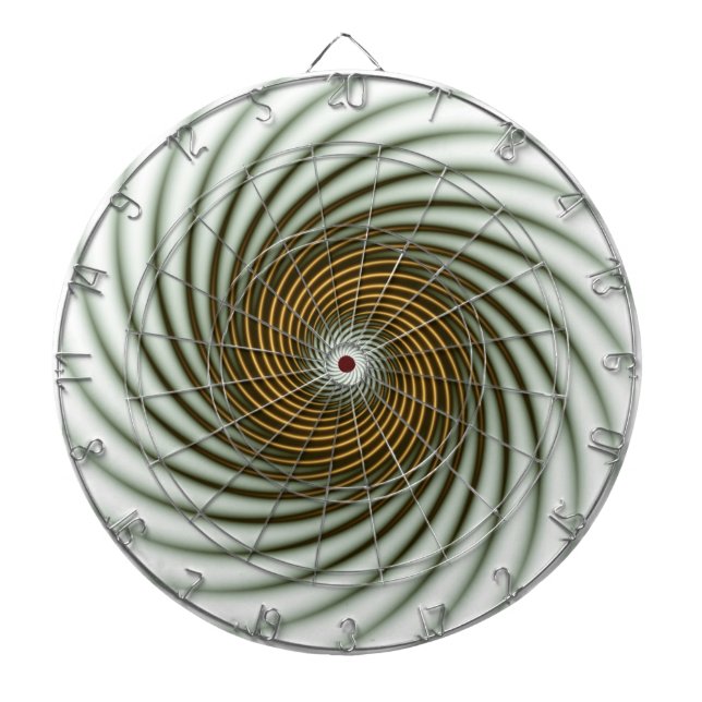 Gold Circle Spin Dart Board (Front)