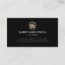 Gold Clapperboard Icon Film Director Visual Arts Business Card