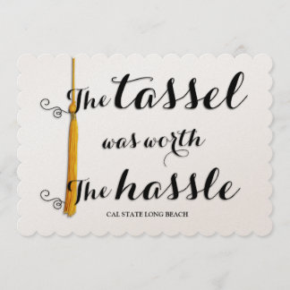 Gold Class of 2014 College / University Graduation Announcement