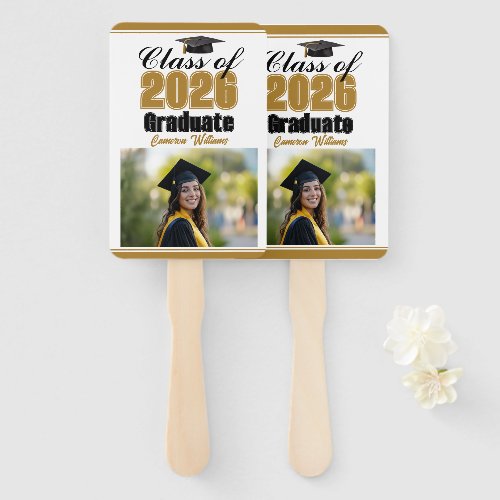 Gold Class of 2026 Photo Custom Graduation Photo