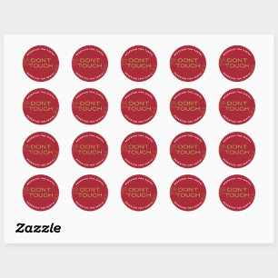 Gold Classy and Elegant Christmas Sticker