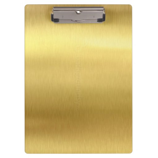 Gold Clipboard Zazzle