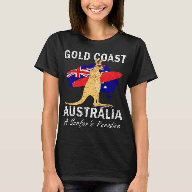 Gold Coast Australia A Surfer's Paradise T-Shirt (Front)