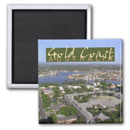 Gold Coast Australia Photo Souvenir Fridge Magnet