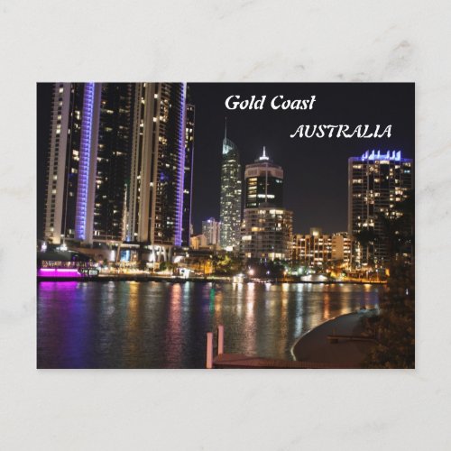 Gold Coast Australia Post Card