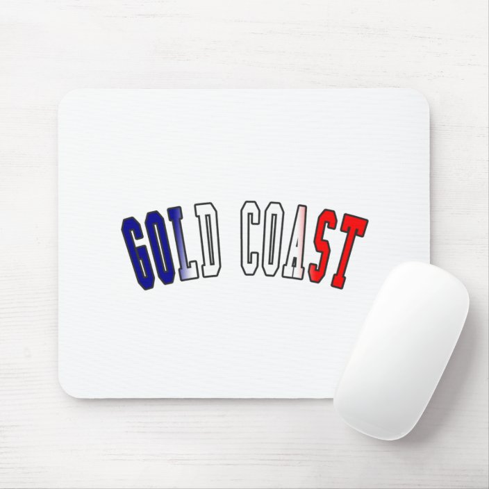 Gold Coast in Australia National Flag Colors Mouse Pad